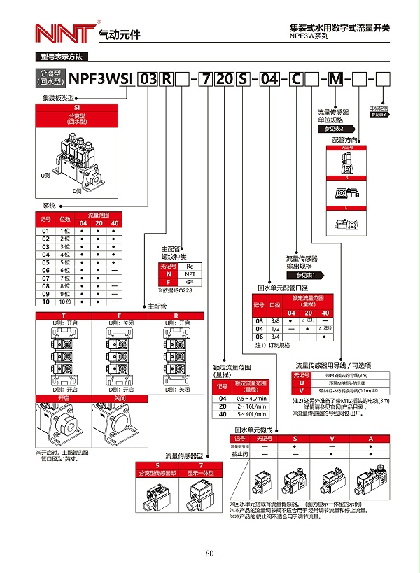 NPF3W系列集装式水用数字式流量开关_03